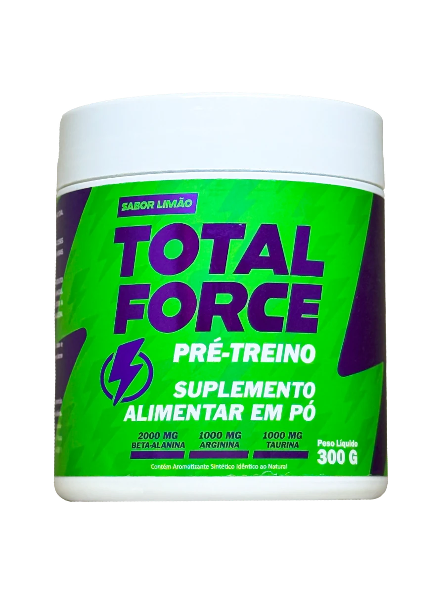 Pote de TOTAL FORCE 300g — sabor Limão Refrescante